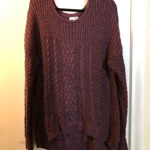 Sonoma Dark Purple Pullover Sweater